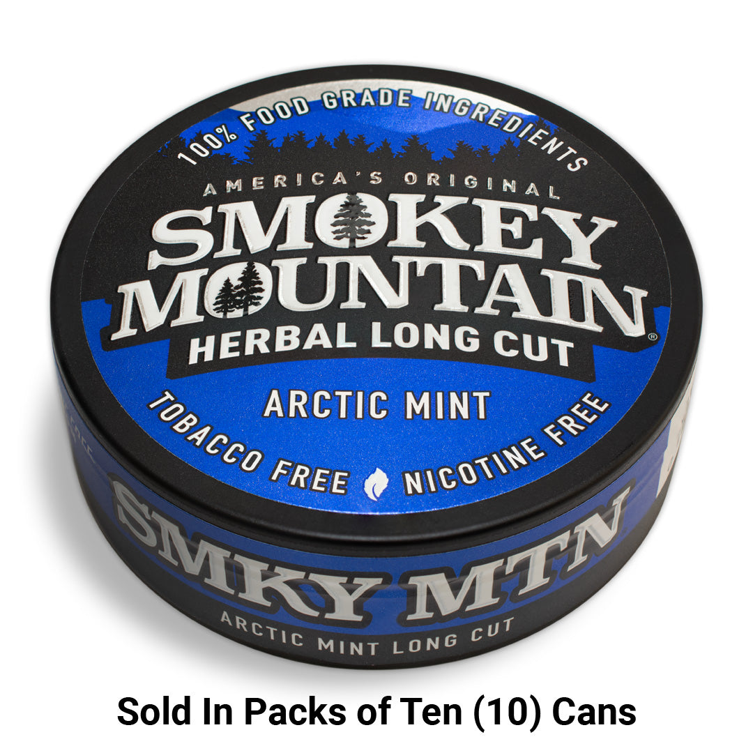 Smokey Mountain Arctic Mint Long Cut - Nicotine and Tobacco Free