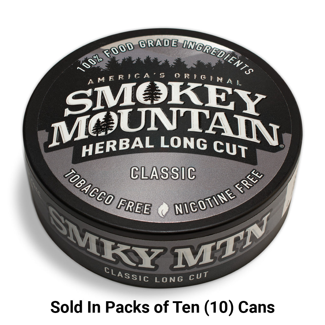 Smokey Mountain Classic Long Cut - Nicotine and Tobacco Free