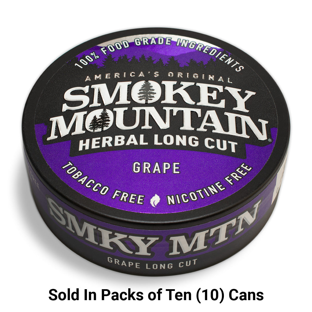 Smokey Mountain Grape Long Cut - Nicotine and Tobacco Free