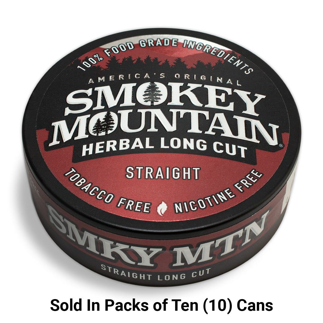 Smokey Mountain Straight Long Cut - Nicotine and Tobacco Free