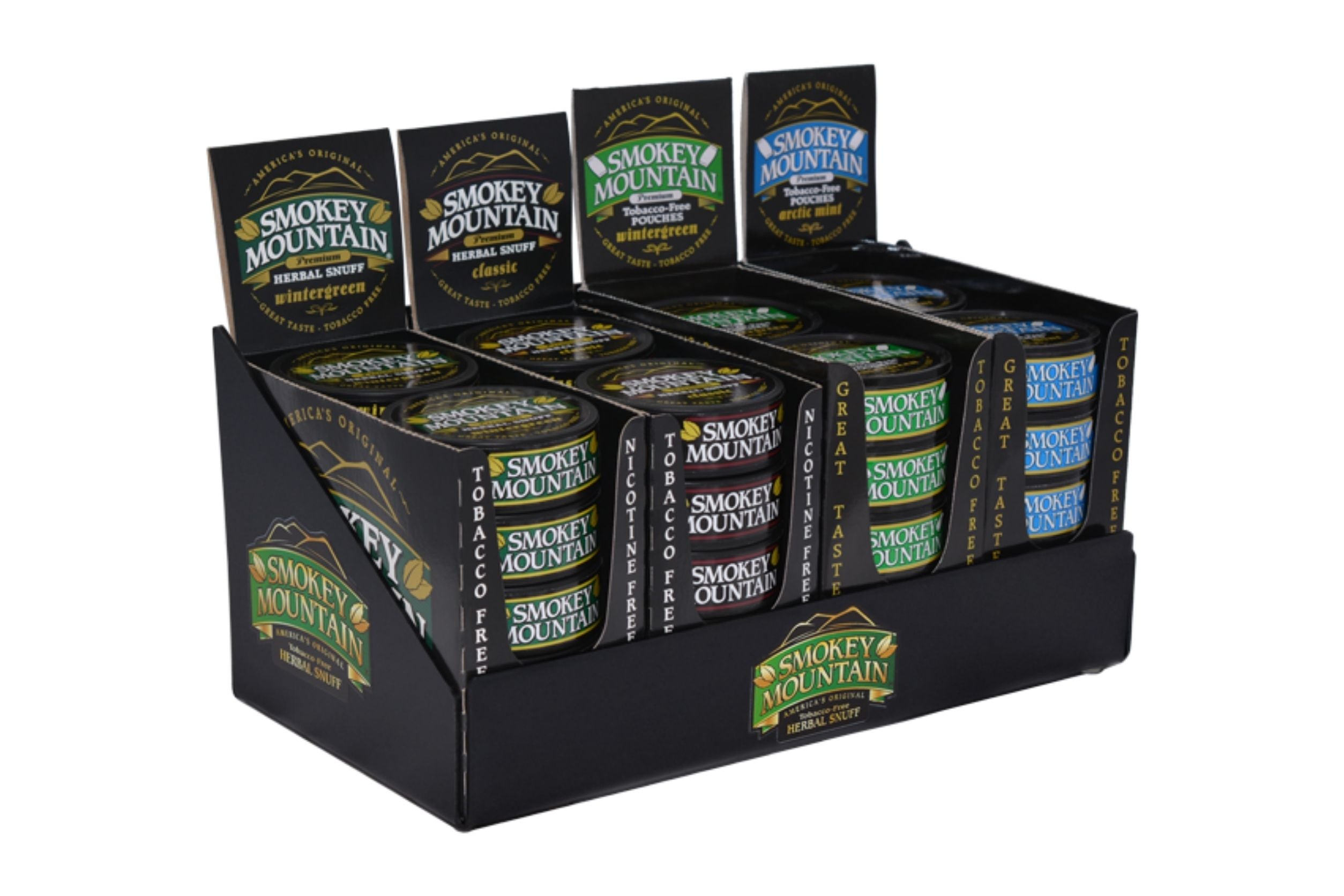 Snuff Box Smokey Mountain Herbal Snuff | Smokeless | BnB Tobacco Smokey  Mountain Pouches