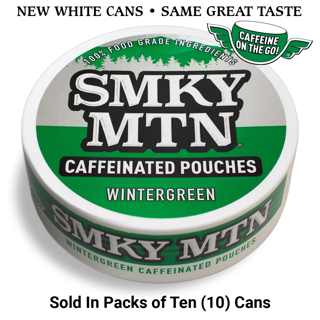Caffeinated Pouches Smokey Mountain Caffeinated Pouches & Herbal Long Cut