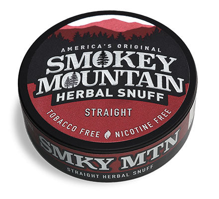 Straight - Can of Long Cut Herbal Snuff